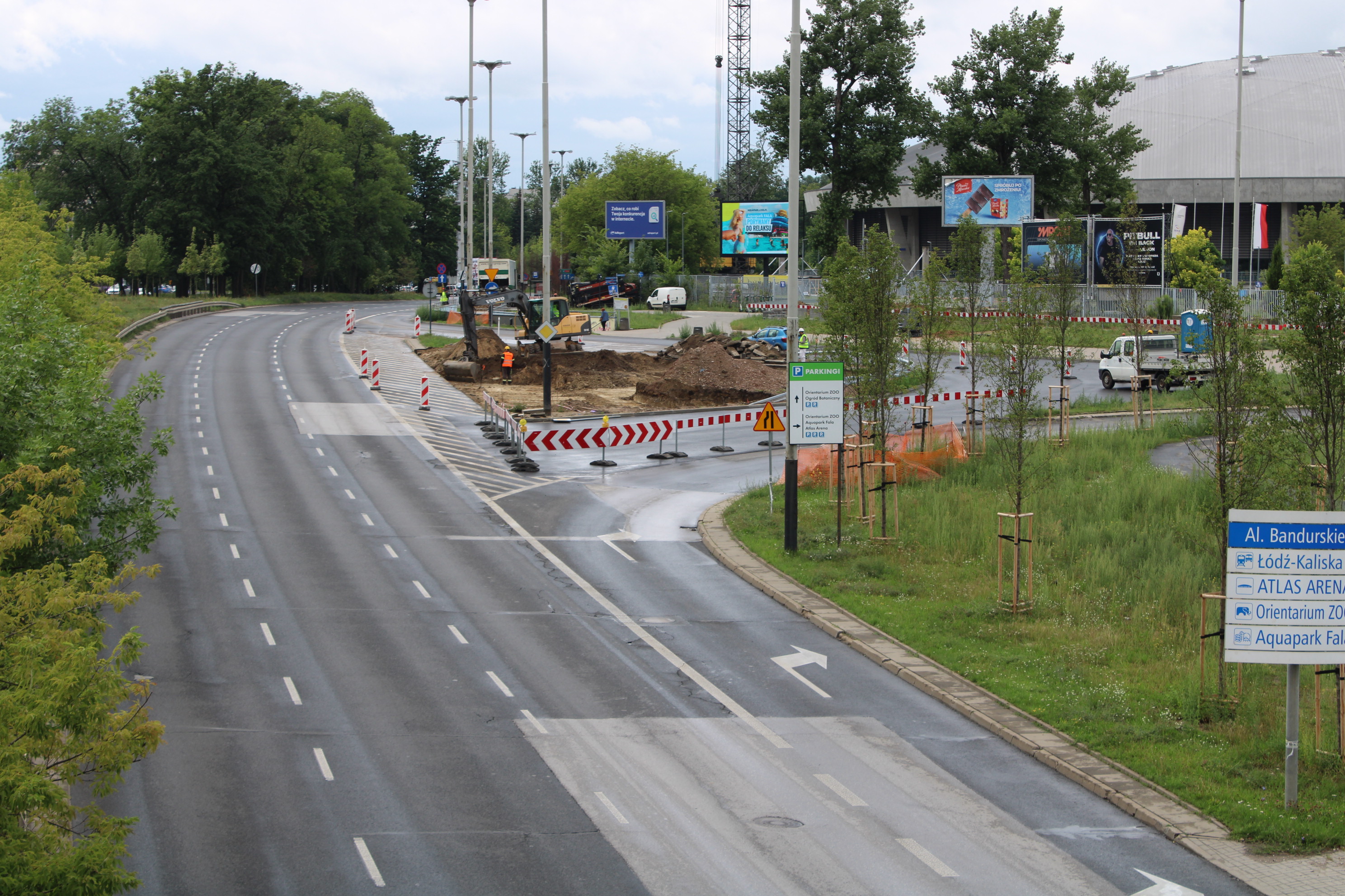 Budowa KDP przy Atlas Arenie wchodzi w kolejny etap. Co powstanie pod Bandurskiego?  Przygotowania do budowy komory sz