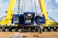 145 ton jedzie do Łodzi. Ostatni kluczowy element gigantycznej maszyny TBM jest w drodze