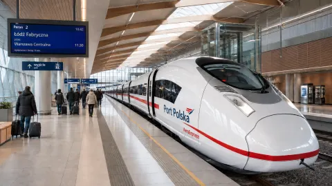 AeroExpress co pół godziny do Łodzi. Port Polska pokazuje kolejowy kręgosłup nowego lotniska