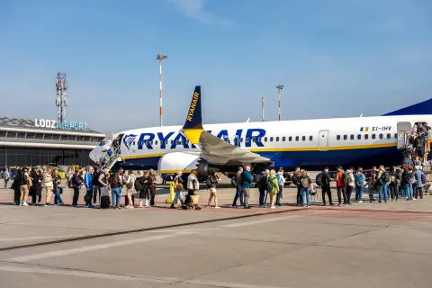 Rekordowe półrocze łódzkiego lotniska. Prawie 229 tys. pasażerów