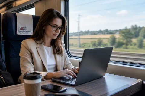 Internet w pociągach pod lupą. UKE odpowiada na pytania KNews