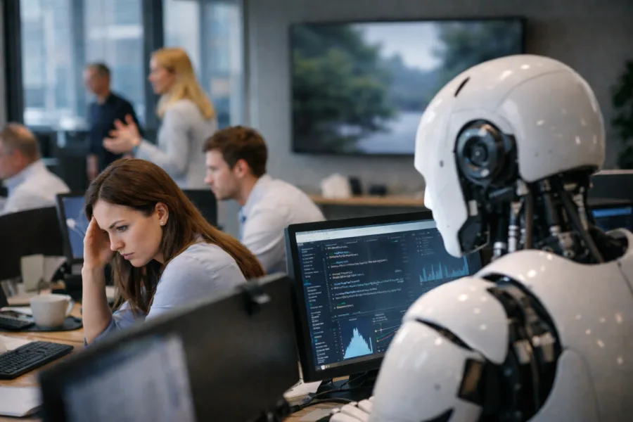AI zmienia zasady gry na rynku pracy. Pierwsze wyraźne zmiany zobaczymy już za rok