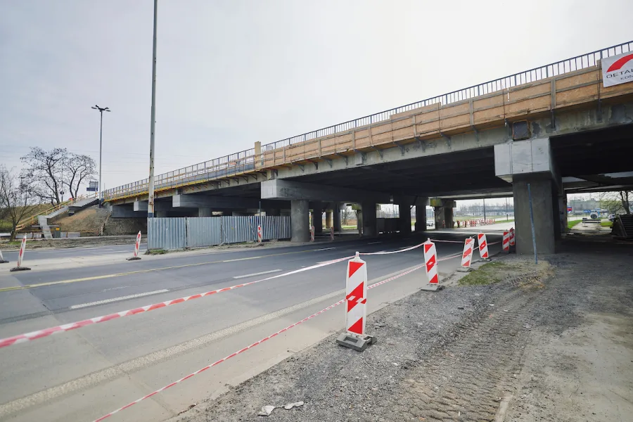 Remonty na Retkini. Wiadukt na Maratońskiej gotowy w 70 proc., trwają prace na Wioślarskiej