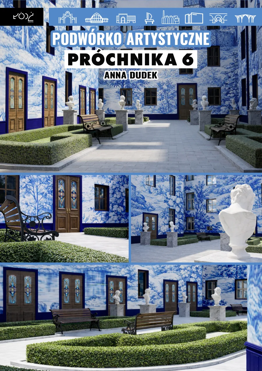Pałacowy dziedziniec powstanie przy Próchnika 6. Anna Dudek wygrała konkurs tak zadecydowali mieszkańcy Łodzi.