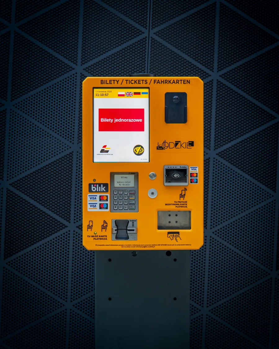 Nowe biletomaty ŁKA. Sześć lokalizacji, płatność tylko bezgotówkowa