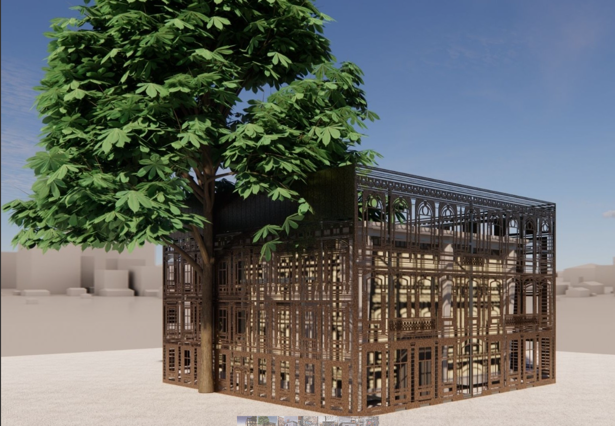 Łódź: ażurowe obudowy stacji transformatorowych przy Włókienniczej i w Pasażu Majewskiego