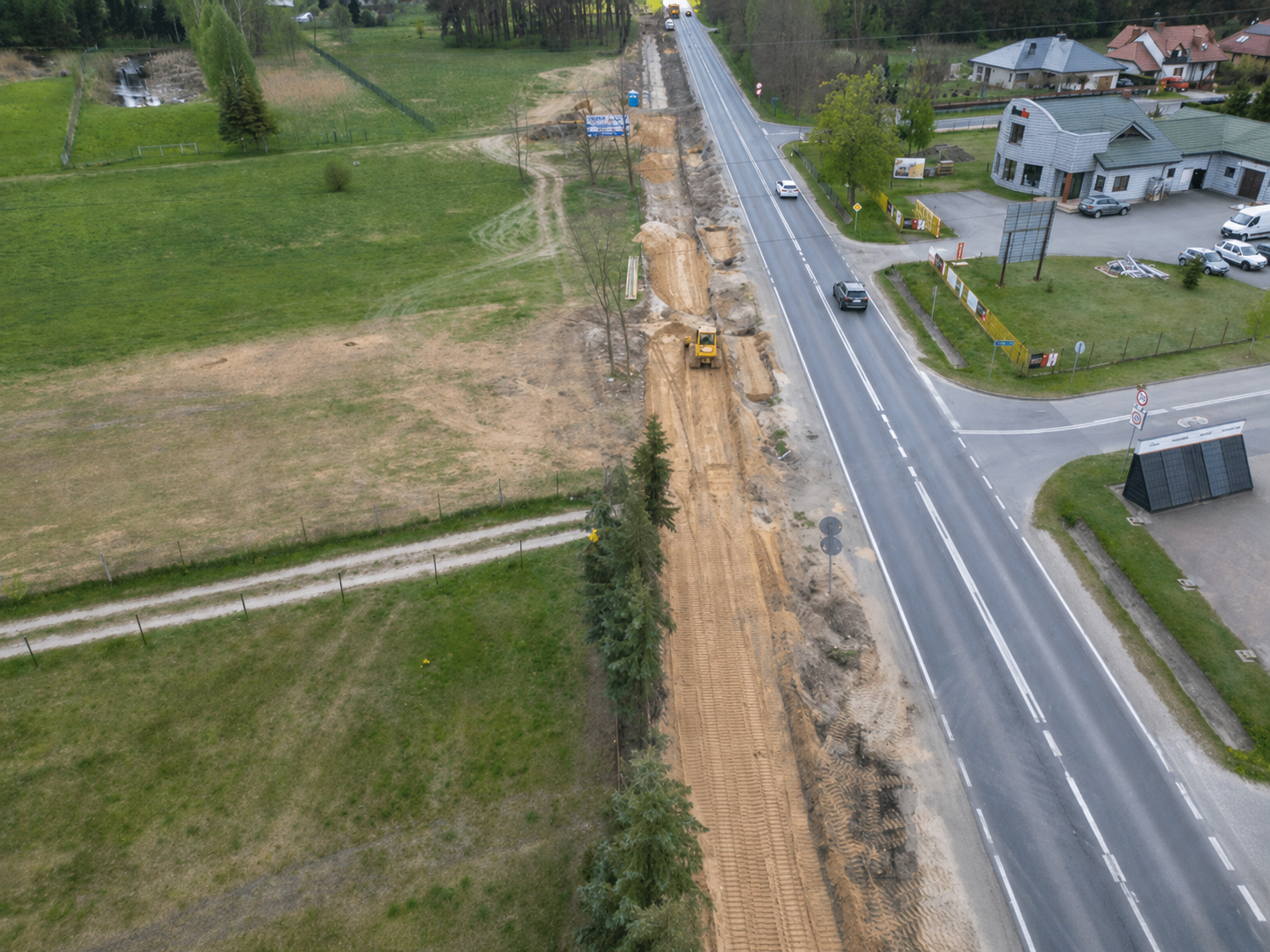 Piłsudskiego w Bełchatowie w przebudowie. Trwa modernizacja drogi wojewódzkiej 476