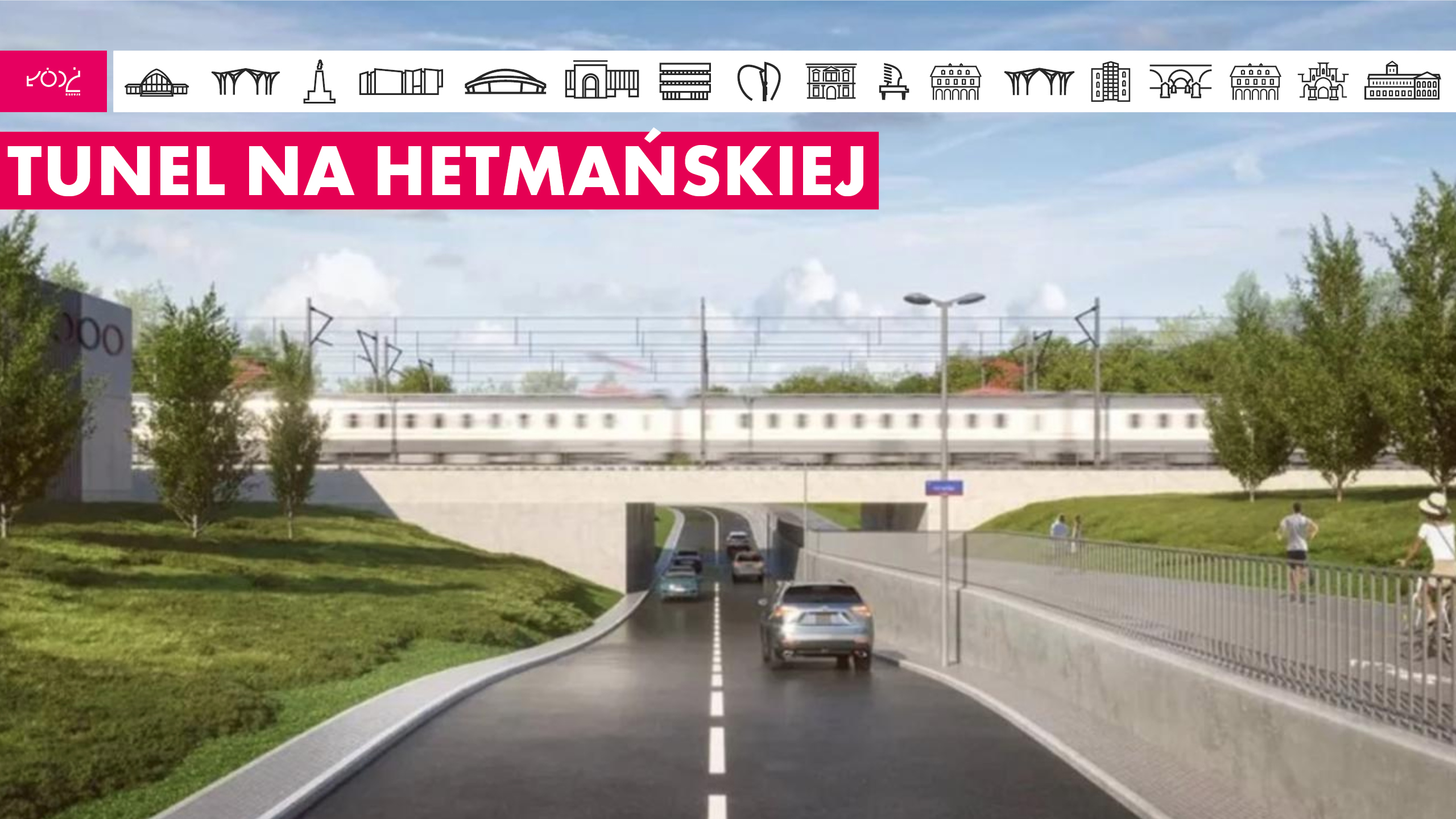 PKP PLK i Miasto Łodź. Tunel pod torami i wiadukt na Widzewie. Inwestycje pochłoną ponad 107 mln zł
