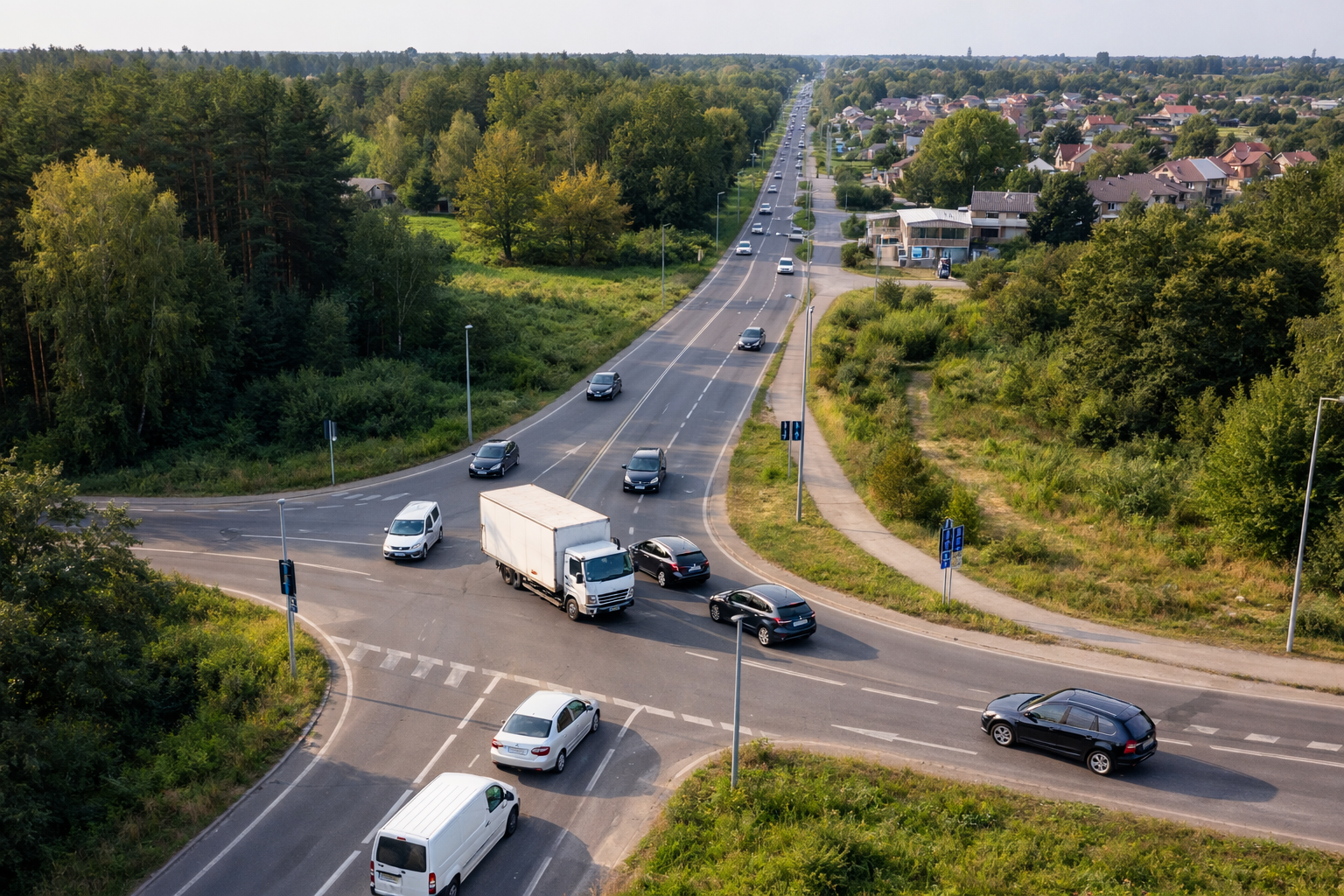 Rondo na drodze 484 w Bełchatowie. Ruszają przygotowania do przebudowy skrzyżowania przy trasie do PGE