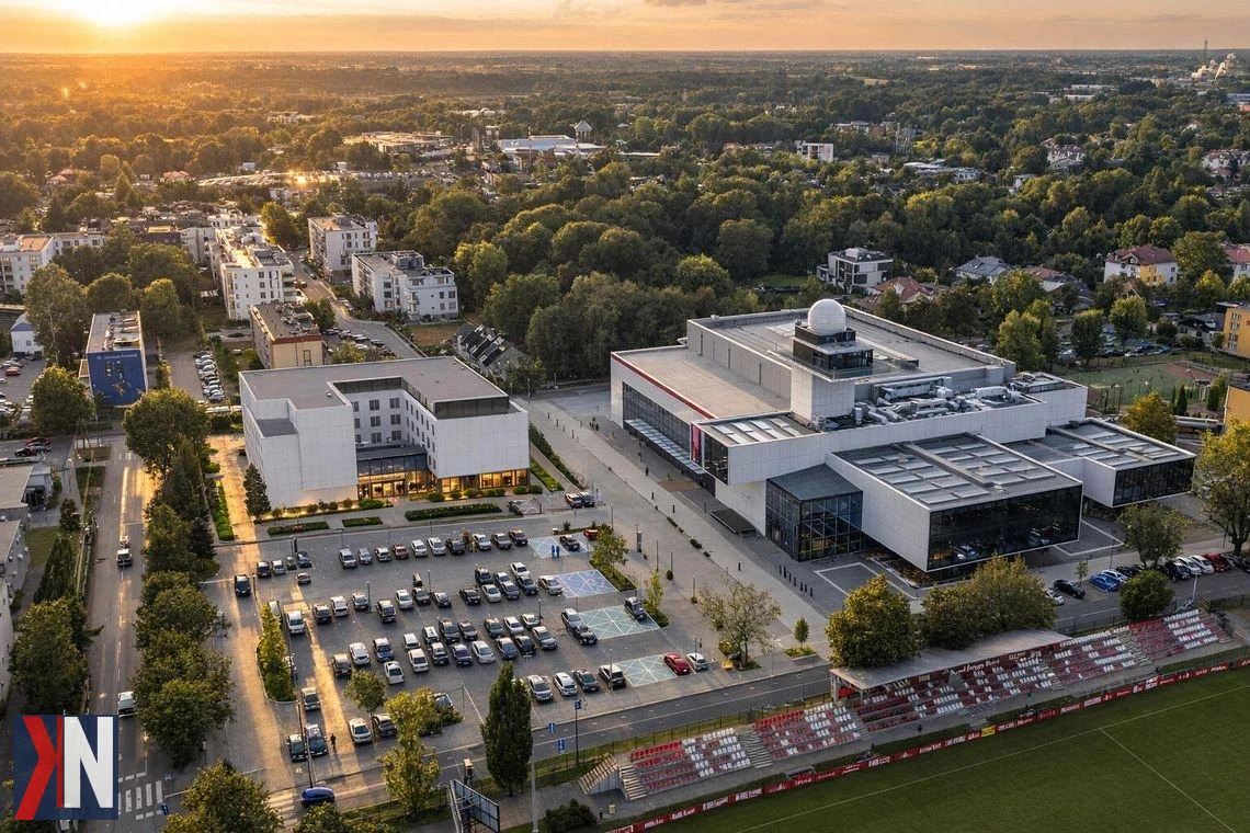 Wyjątkowy projekt Hilton Garden Inn w Grodzisku Mazowieckim - wizualizacja nowego hotelu, który powstanie w pobliżu planowanego Portu Polska, oznaczającego nową erę w lokalnym rozwoju turystyki i gościnności.