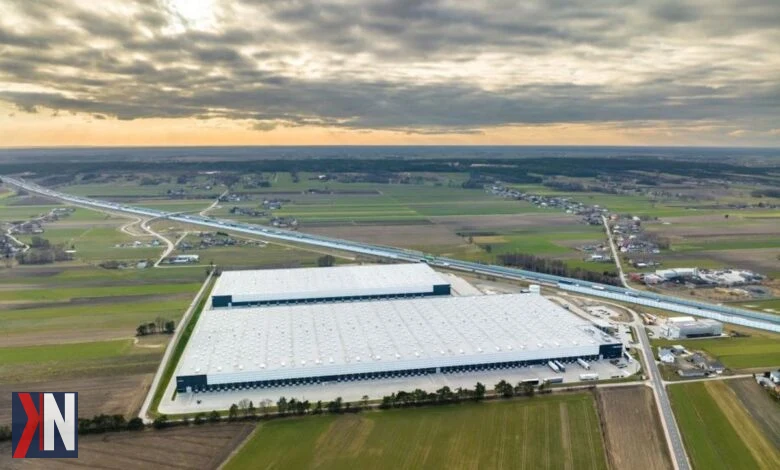 "Centrum dystrybucyjne Sklepy Komfort w Łowiczu – nowoczesny obiekt logistyczny, który tworzy nowe miejsca pracy i wspiera rozwój regionu w województwie łódzkim."
