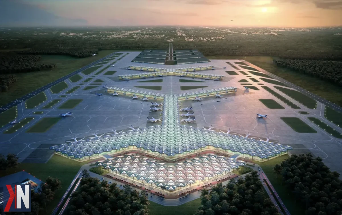 "Zdjęcie przedstawia biuro Centralnego Portu Komunikacyjnego, gdzie złożono 19 wniosków o pozwolenia na budowę. Projekt 'Port Polska' wkracza w fazę realizacyjną, co zapowiada istotne zmiany w polskiej infrastrukturze transportowej."