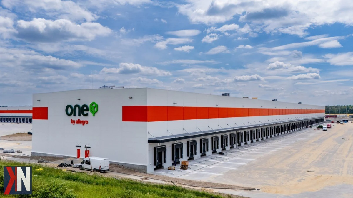 Nowe centrum logistyczne Allegro w Piotrkowie Trybunalskim - zdjęcie przedstawiające zmodernizowany obiekt REINO IO Piotrków Allegro BTS, zlokalizowany przy ul. Logistycznej, który wzmacnia logistyczną pozycję regionu.