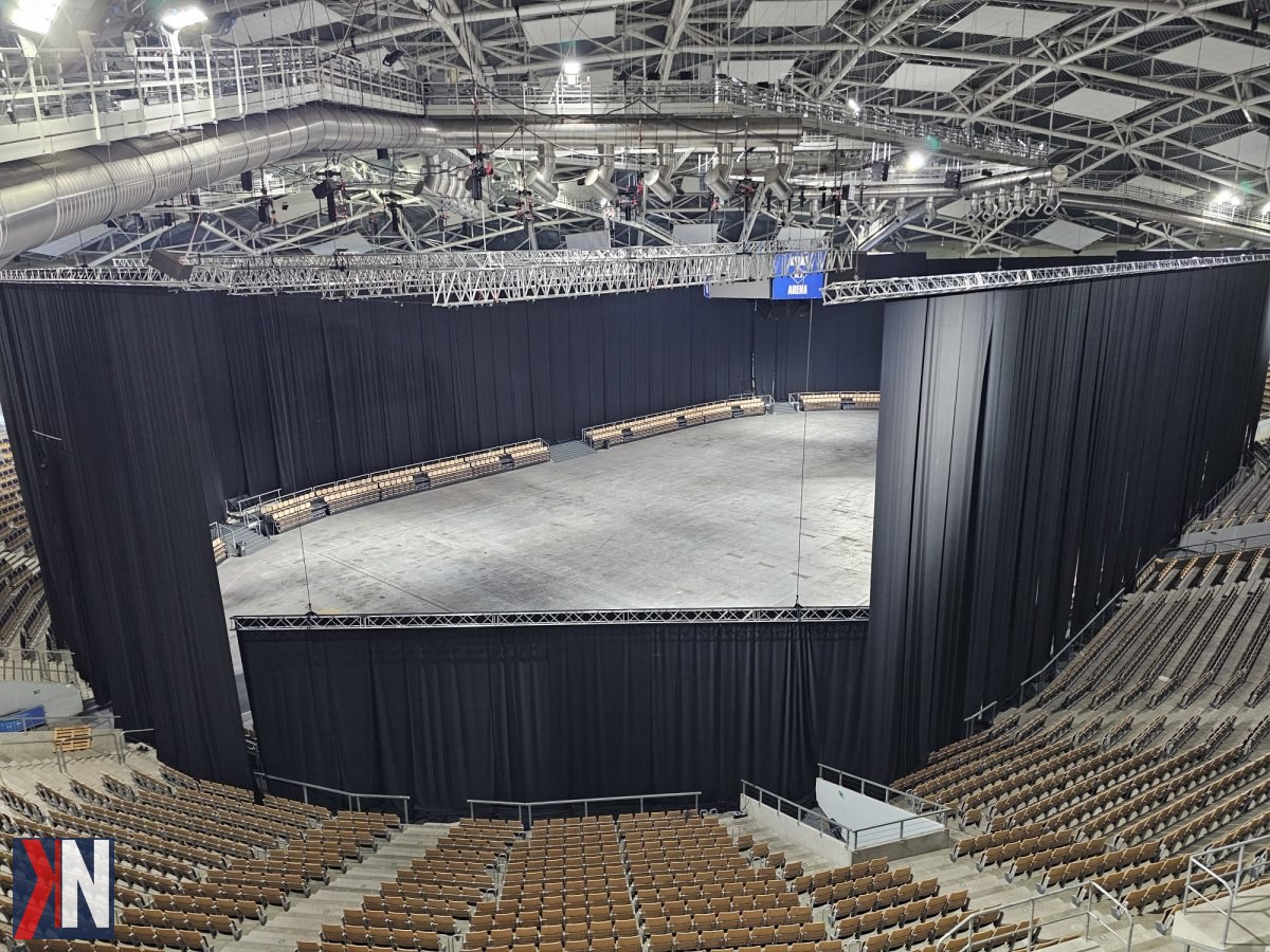 "Atlas Arena podczas finału nagród Sport Biznes Polska 2025 - obiekt wśród nominowanych, symbol rekordowych wydarzeń i nowych inwestycji w polskim sporcie."