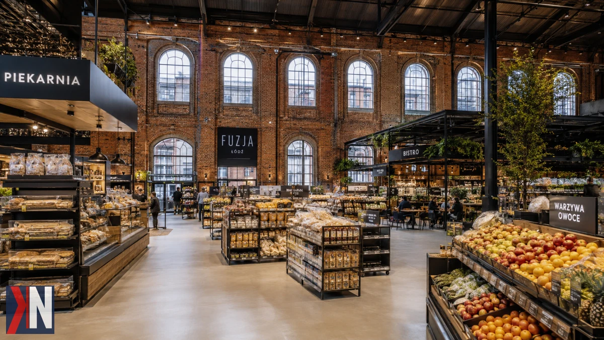 Nowy supermarket Auchan w łódzkiej Fuzji, usytuowany w historycznym budynku dawnych zakładów Scheiblera, wyróżnia się nietypowym, nowoczesnym designem. Obiekt o powierzchni około 1200 mkw. to innowacyjne połączenie tradycji i nowoczesności, oferujące mieszkańcom unikalne doświadczenia zakupowe w ożywionej przestrzeni fabrycznej.