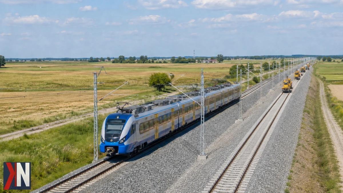 Nowoczesna linia kolejowa Łódź-Kutno - modernizacja odcinka między Łęczycą a Kutnem, podpisana umowa przez Polskie Linie Kolejowe na 370 mln zł, poprawi komfort podróży i przyczyni się do rozwoju regionalnego.