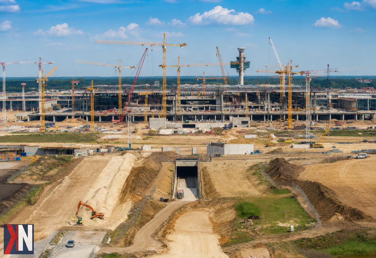 "Zdjęcie przedstawiające nowoczesny projekt Portu Polska, który zostanie zrealizowany pod nadzorem Hill International. Konsorcjum zostało ponownie wybrane jako Generalny Inżynier Kontraktu, co podkreśla zaufanie do ich doświadczenia w branży budowlanej. Wartość kontraktu przekracza 1,5 mld zł."