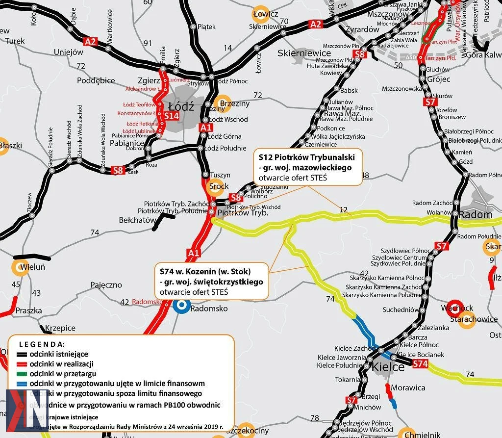 S12 i S74. Kolejny krok do budowy dwóch ekspresówek w Łódzkiem