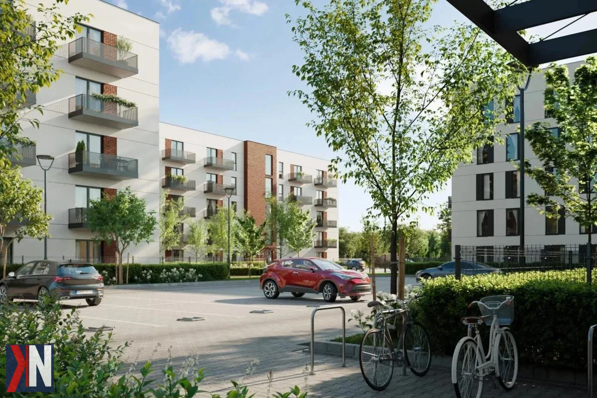 Zdjęcie przedstawiające wizualizację nowego budynku Osiedla Wajdy w Kutnie, które jest częścią inwestycji realizowanej przez SOVO Development. Deweloper właśnie otrzymał 8 mln zł od mBanku na kontynuację budowy, co wskazuje na dynamiczny rozwój rynku mieszkaniowego w regionie.