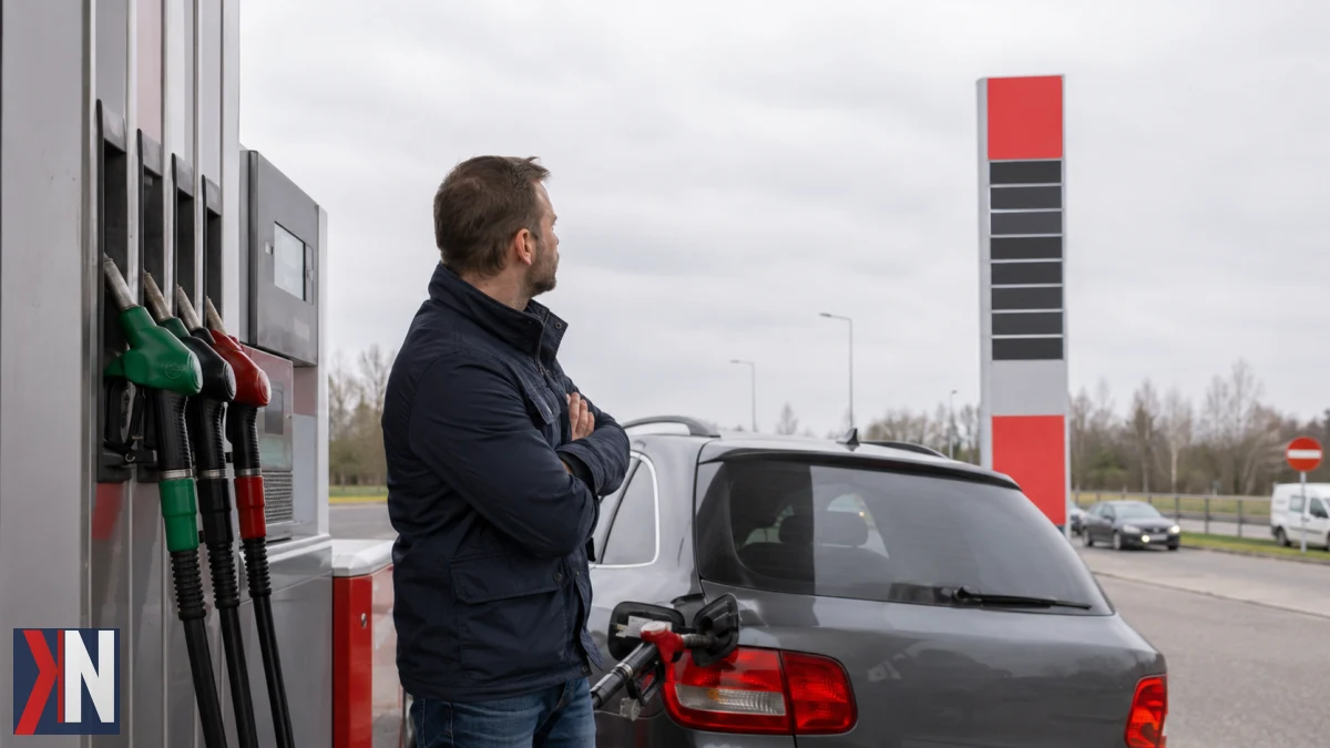 Jak wzrastają ceny paliw - obrazek ilustrujący artykuł o rosnących kosztach oleju napędowego, który może osiągnąć średnio 8,80 zł za litr na początku września, według biura Reflex.